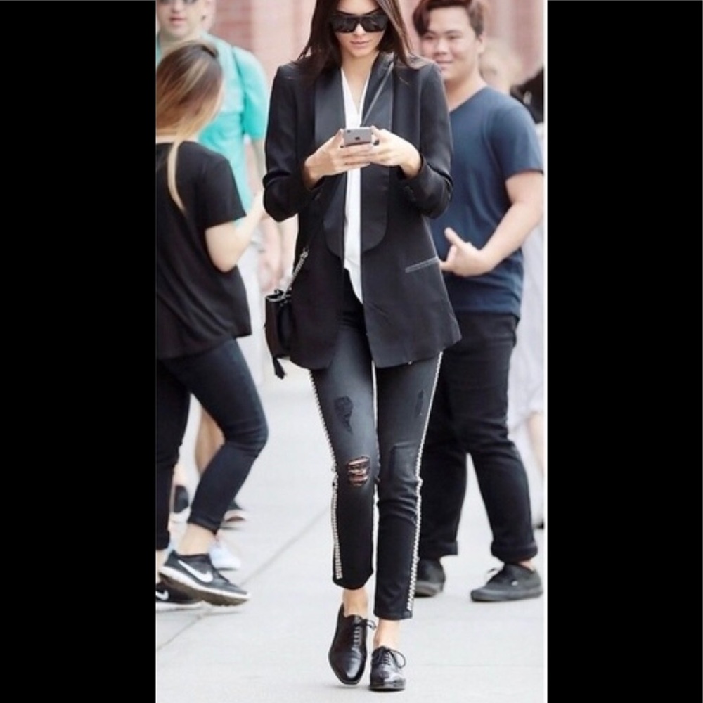 Stuart Weitzman Black Laddie Laced Up Loafers